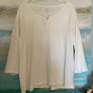 TALBOTS Raglan Sleeve Knit Top